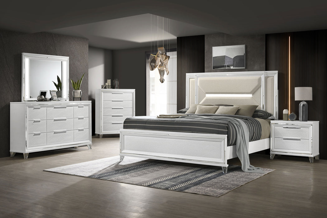 Marmore 4 & 5 Pc E.king, Cal.king, & Queen Bedroom Set - Bargain Furniture (Detroit, MI)