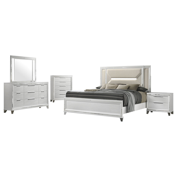 Marmore 4 & 5 Pc E.king, Cal.king, & Queen Bedroom Set - Bargain Furniture (Detroit, MI)