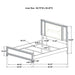 Marmore 4 & 5 Pc E.king, Cal.king, & Queen Bedroom Set - Bargain Furniture (Detroit, MI)