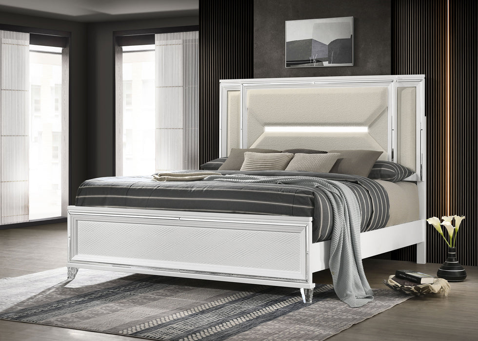 Marmore California King, E.King, & Queen Bed - Bargain Furniture (Detroit, MI)
