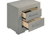 Ives 4 & 5 Piece Bedroom Set E.king & Queen White & Grey - Bargain Furniture (Detroit, MI)