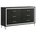 Lucia 4 & 5 Piece Bedroom Set King & Queen Beige & Grey - Bargain Furniture (Detroit, MI)
