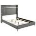 Lucia Eastern King & Queen Bed Beige & Grey - Bargain Furniture (Detroit, MI)