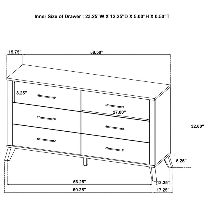 Kaywood 4 & 5 Pc Bedroom Set Full, E.King, Queen & Twin - Bargain Furniture (Detroit, MI)