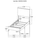 Kaywood 4 & 5 Pc Bedroom Set Full, E.King, Queen & Twin - Bargain Furniture (Detroit, MI)
