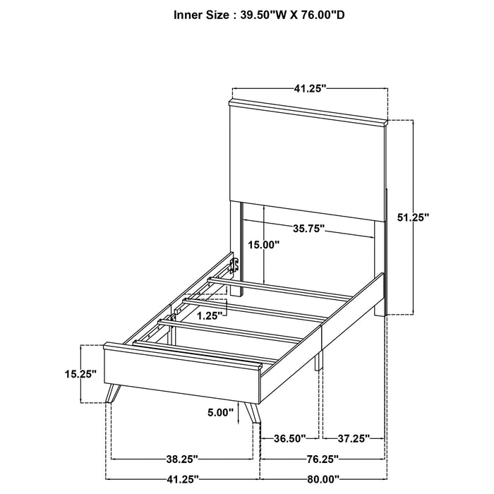 Kaywood Twin Bed