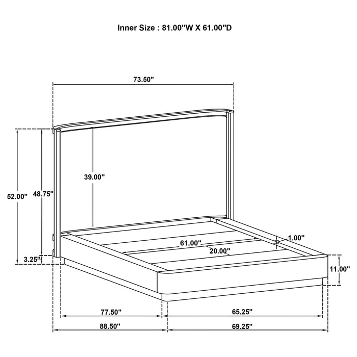 Kailani 4 & 5 Pc Bedroom Set E.King, Cal.King & Queen - Bargain Furniture (Detroit, MI)