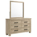 Oakglen Dresser With Mirrors - Bargain Furniture (Detroit, MI)