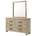 Oakglen Dresser With Mirrors - Bargain Furniture (Detroit, MI)