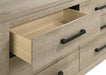 Oakglen Dresser With Mirrors - Bargain Furniture (Detroit, MI)