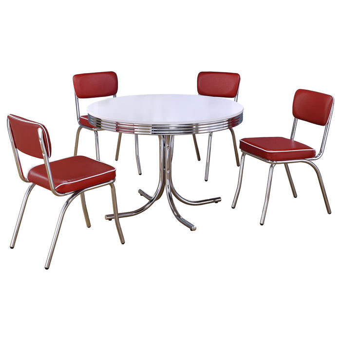 Retro 5 Pc Dining Sets - Bargain Furniture (Detroit, MI)