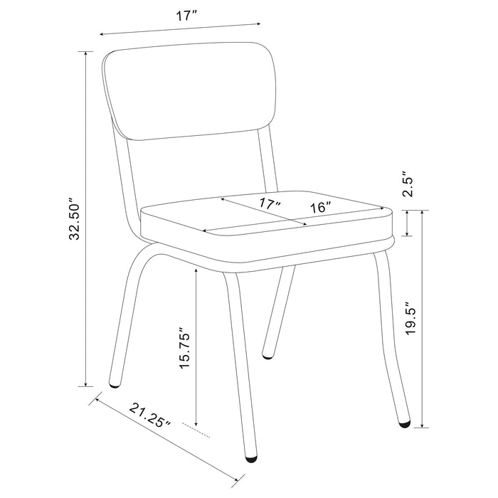 Retro 5 Pc Dining Sets - Bargain Furniture (Detroit, MI)