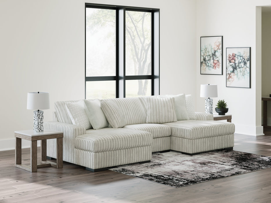 Stupendous Sectional with Double Chaise - Bargain Furniture (Detroit, MI)