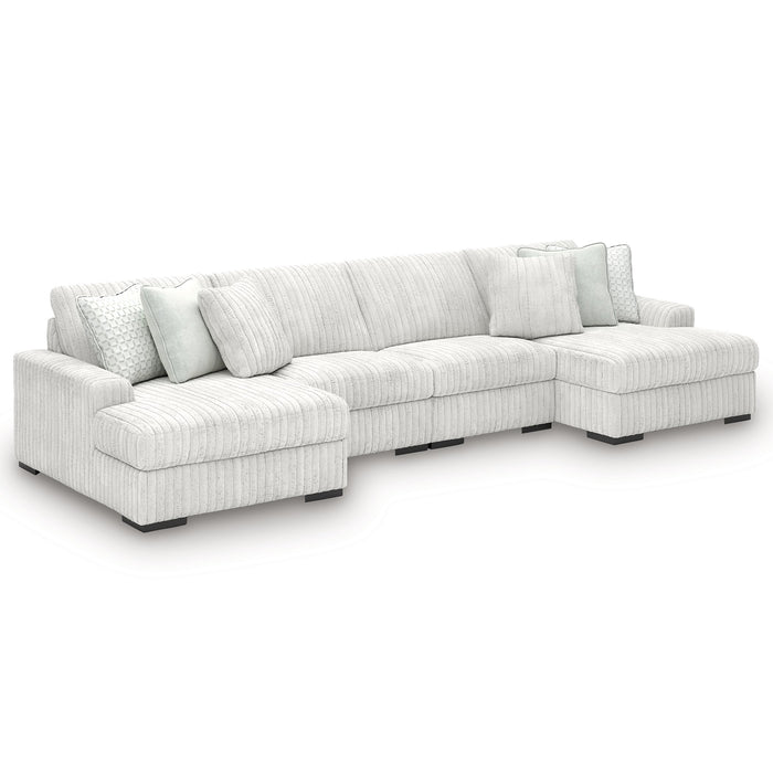 Stupendous Sectional with Double Chaise - Bargain Furniture (Detroit, MI)