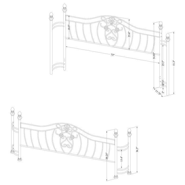 Sydney Eastern King & Queen Bed - Bargain Furniture (Detroit, MI)