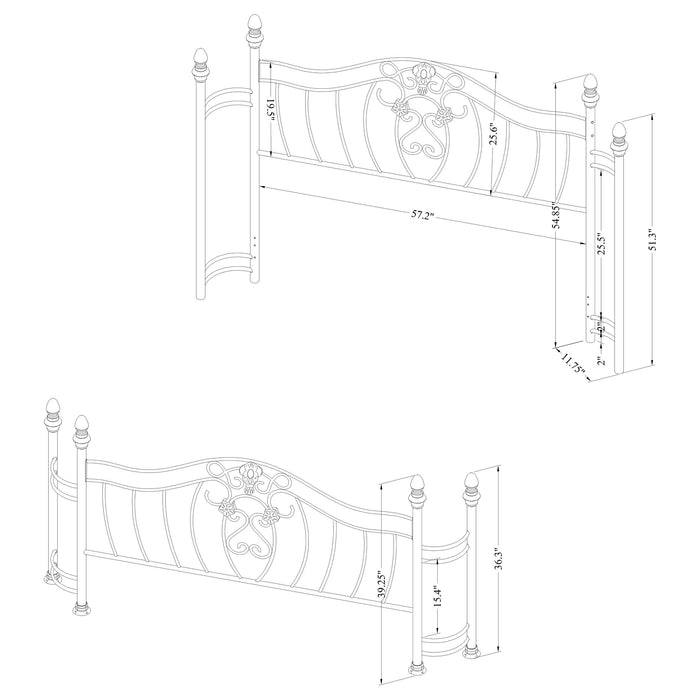 Sydney Eastern King & Queen Bed - Bargain Furniture (Detroit, MI)