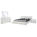 Jeremaine 5 Pc Bedroom Sets White - Bargain Furniture (Detroit, MI)