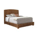 Laughton Hand-Woven Banana Leaf California King, E.King, & Queen Bed Amber - Bargain Furniture (Detroit, MI)