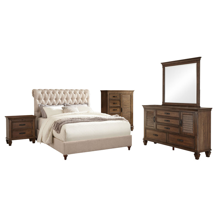Devon Bedroom Set White - Bargain Furniture (Detroit, MI)