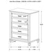 Devon Bedroom Set White - Bargain Furniture (Detroit, MI)