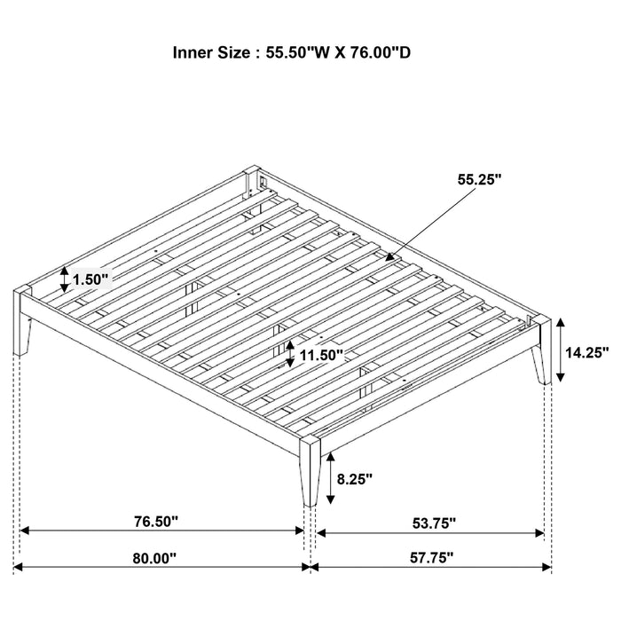 Hounslow Universal Platform Bed - Bargain Furniture (Detroit, MI)