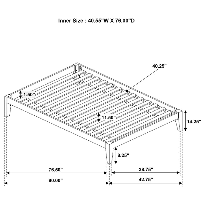Hounslow Universal Platform Bed - Bargain Furniture (Detroit, MI)