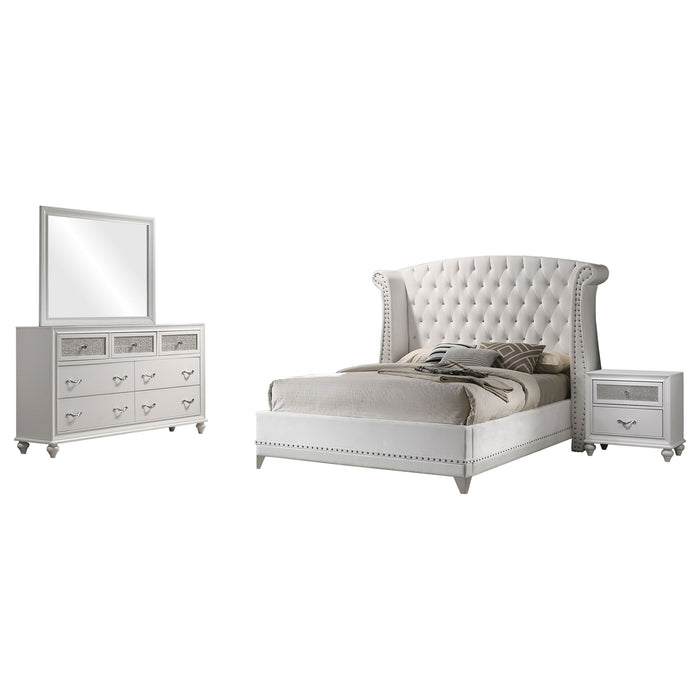 Barzini 5 & 4 Piece Bedroom Sets E.King & Queen - Bargain Furniture (Detroit, MI)
