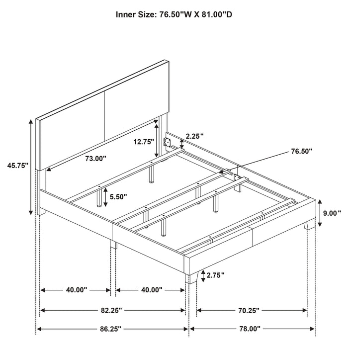 Dorian Panel Beds - Bargain Furniture (Detroit, MI)