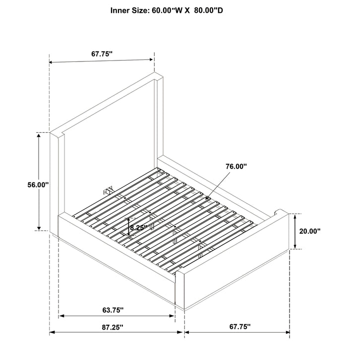 Nala Eastern King & Queen Bed - Bargain Furniture (Detroit, MI)