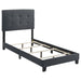 Mapes Tufted Upholstered Eastern King, Queen, Twin & Full Bed Charcoal & Grey - Bargain Furniture (Detroit, MI)