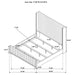 Natasha California King, E.King & Queen Bed - Bargain Furniture (Detroit, MI)