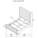 Natasha California King, E.King & Queen Bed - Bargain Furniture (Detroit, MI)