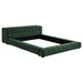 Trinity California King, E.king, Queen, & Full Bed Green & Light Taupe - Bargain Furniture (Detroit, MI)