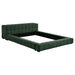 Trinity California King, E.king, Queen, & Full Bed Green & Light Taupe - Bargain Furniture (Detroit, MI)