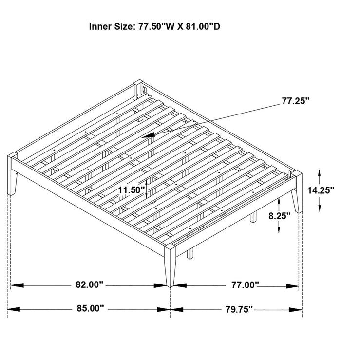 Hounslow Universal Platform Bed - Bargain Furniture (Detroit, MI)