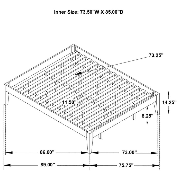 Hounslow Universal Platform Bed - Bargain Furniture (Detroit, MI)