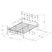 Novak Eastern King, Full, Queen, & Twin Bed - Bargain Furniture (Detroit, MI)