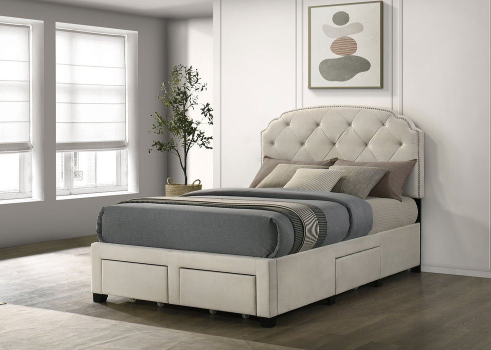 Marianna Panel Platform Storage Bed