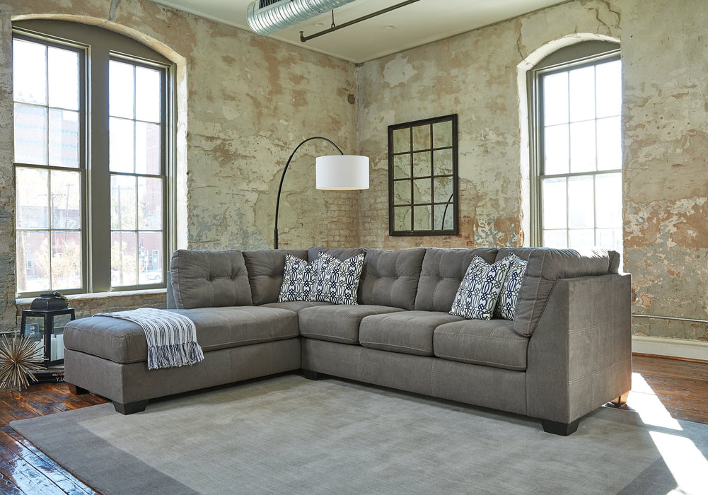 Pitkin 2-Piece Sectional with Chaise - Bargain Furniture (Detroit, MI)