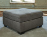 Pitkin Oversized Accent Ottoman - Bargain Furniture (Detroit, MI)