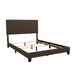 Boyd California King, King, & Queen Upholstered Bed with Nailhead Trim Charcoal & Grey - Bargain Furniture (Detroit, MI)