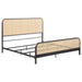 Lanewood Eastern King & Queen Bed Black & White - Bargain Furniture (Detroit, MI)