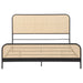 Lanewood Eastern King & Queen Bed Black & White - Bargain Furniture (Detroit, MI)