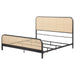 Lanewood Eastern King & Queen Bed Black & White - Bargain Furniture (Detroit, MI)