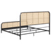 Lanewood Eastern King & Queen Bed Black & White - Bargain Furniture (Detroit, MI)