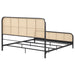 Lanewood Eastern King & Queen Bed Black & White - Bargain Furniture (Detroit, MI)