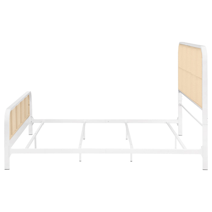 Lanewood Eastern King & Queen Bed Black & White - Bargain Furniture (Detroit, MI)