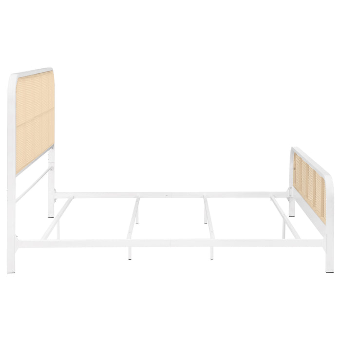 Lanewood Eastern King & Queen Bed Black & White - Bargain Furniture (Detroit, MI)