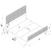 Lanewood Eastern King & Queen Bed Black & White - Bargain Furniture (Detroit, MI)