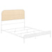 Amherst Eastern King, Queen, Full, & Twin Bed White & Black - Bargain Furniture (Detroit, MI)